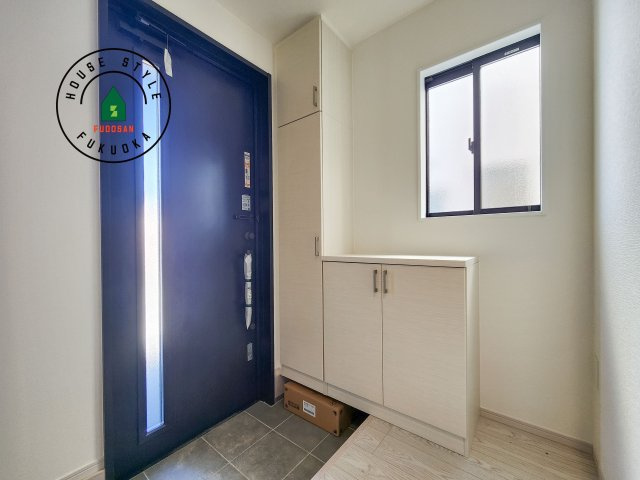 大野城市牛頸3丁目第1-2棟（2号棟）の防犯設備|二重ロックでしっかり防犯対策ができます。