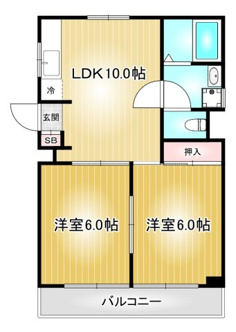サンハイム中橋｜名古屋市の賃貸ならMy賃貸の間取り|サンハイム中橋