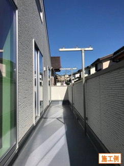 【外観：施工例】 | 同施工会社施工例（バルコニー）