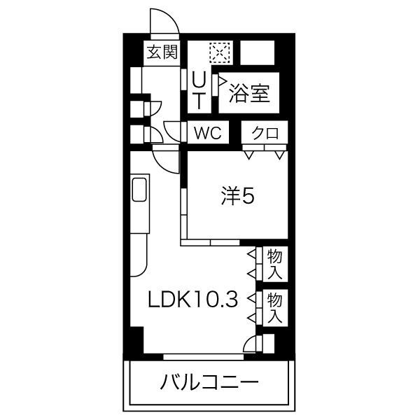 プレステージ新栄の間取り