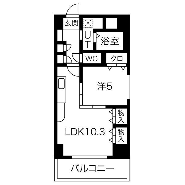 プレステージ新栄の間取り
