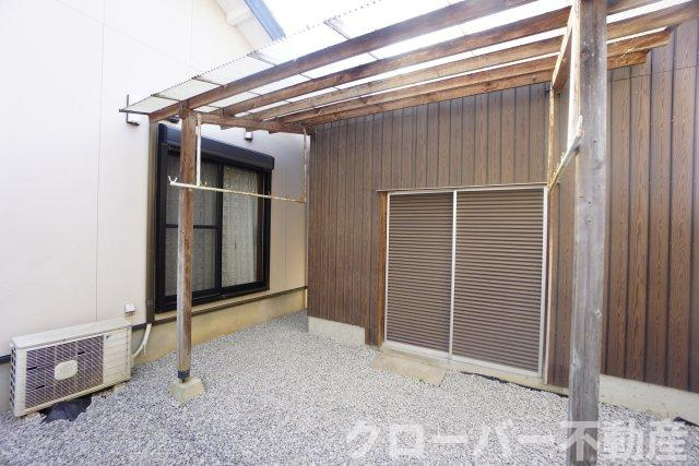 土器町西戸建ての庭