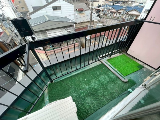 ガレン弁天のバルコニー