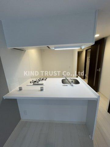 エステムコート梅田・天神橋Ⅳステーションフロントの洗面所|広い洗面スペース