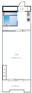 【間取り】 | ハイタウン駒沢公園
