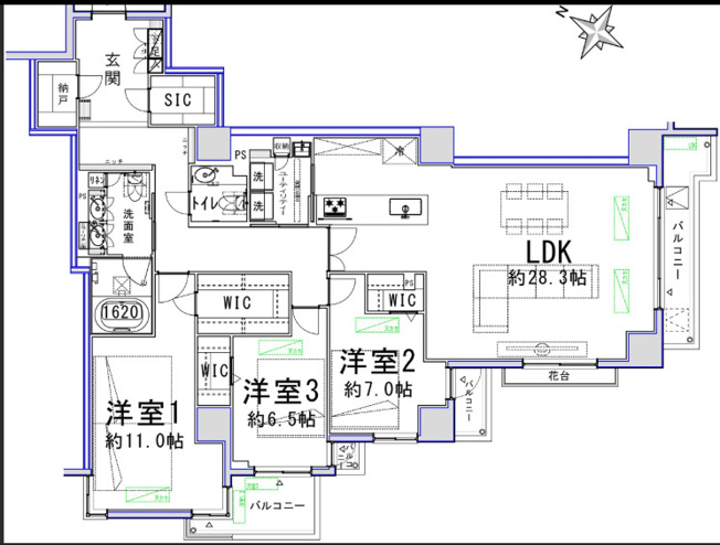 【間取り】 | ★仲介手数料無料★LAUREL COURT三番町（リノベーション工事中）