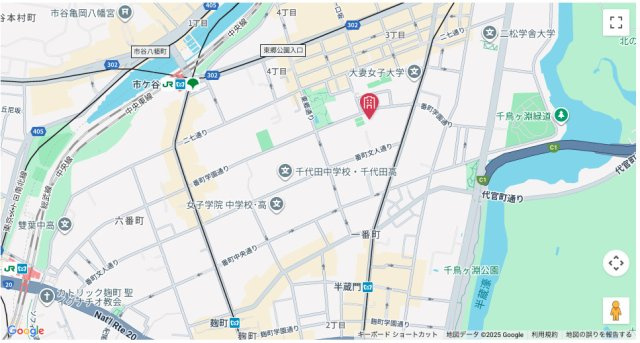 ★仲介手数料無料★LAUREL COURT三番町（リノベーション工事済み）の地図