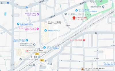 【地図】 | ジオタワー高槻ミューズガーデン