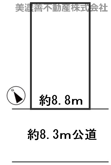 ６５７０６　岐阜市近島５丁目土地の区画図