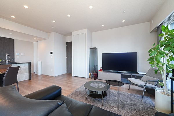 Ｂｒｉｌｌｉａ　Ｔｏｗｅｒ　浜離宮の居間・リビング|使いやすいリビングです