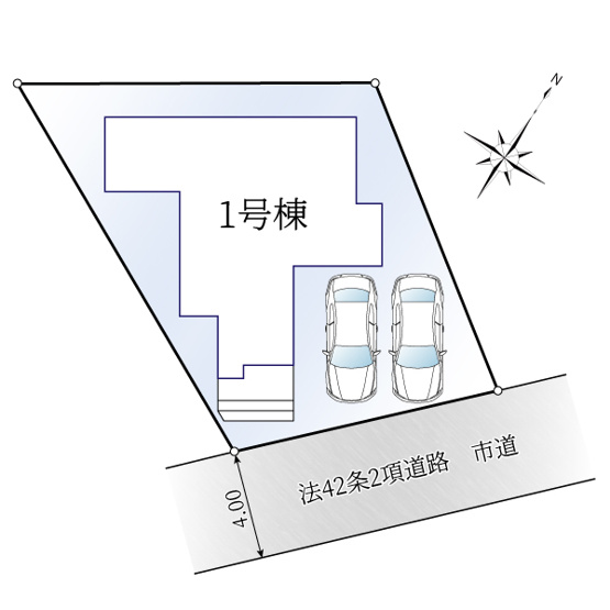 【区画図】 | ご家族様のプライベート空間が確保できる素敵な間取りです。また敷地ゆったりですので、おうち時間を楽しむのにもぴったりですね♪