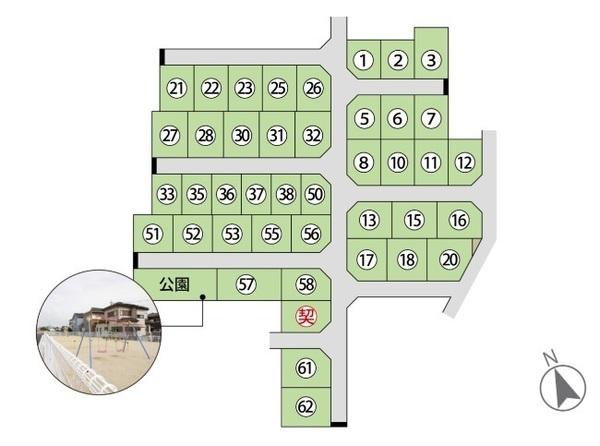 岩出曽屋2分譲地（20号地の内容を掲載しています）の土地図