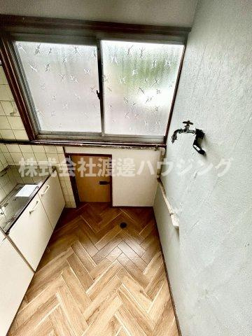 明美の里町テラスハウスの設備|洗濯機置場