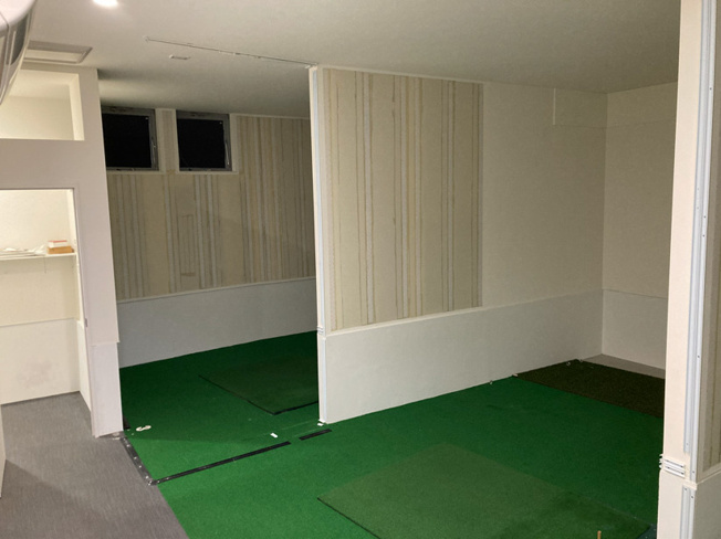 【内装】 | 「飛田給駅」3分 飛田給店舗1-2F 36坪 シュミレーションゴルフ居抜き