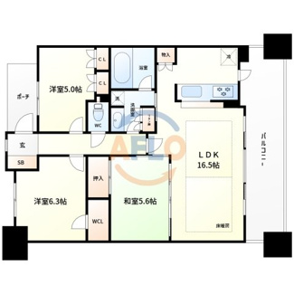 【間取り】 | パークスクエア城東Ⅱ番館 | パークスクエア城東Ⅱ番館　間取り