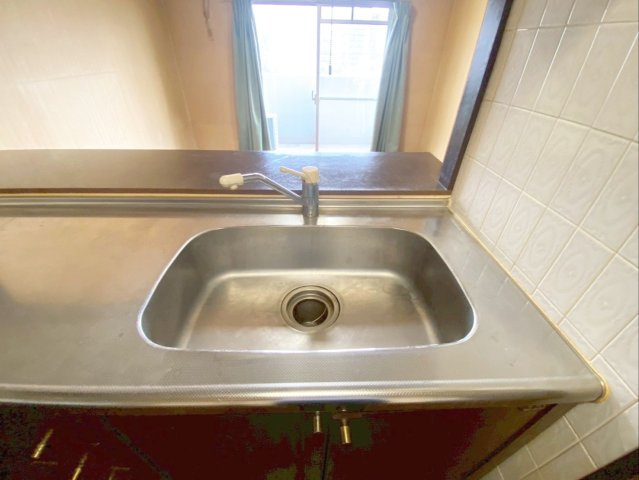 篠栗駅前エクセル32のキッチン|シンプルで使い勝手の良いシンクです！