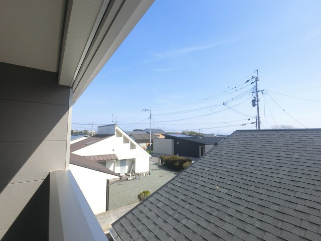 みやき町原古賀　第３　1号棟の展望|静かな住宅街です。
