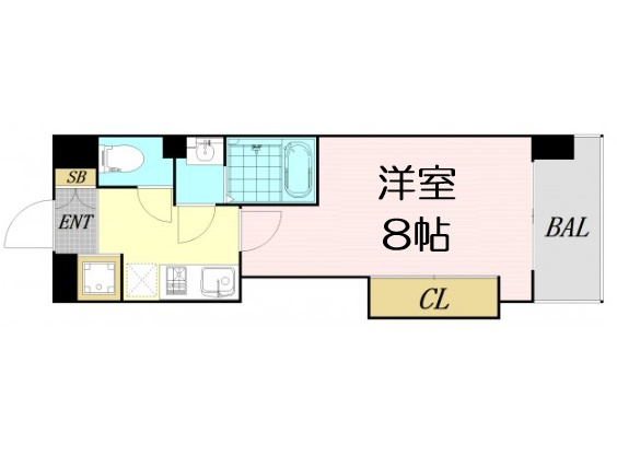 【間取り】 | Luxe難波西Ⅱ