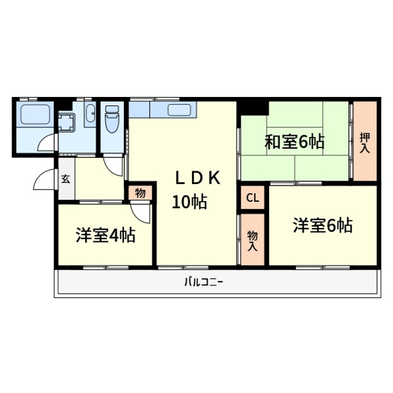 【間取り】 | 西町ハイツ