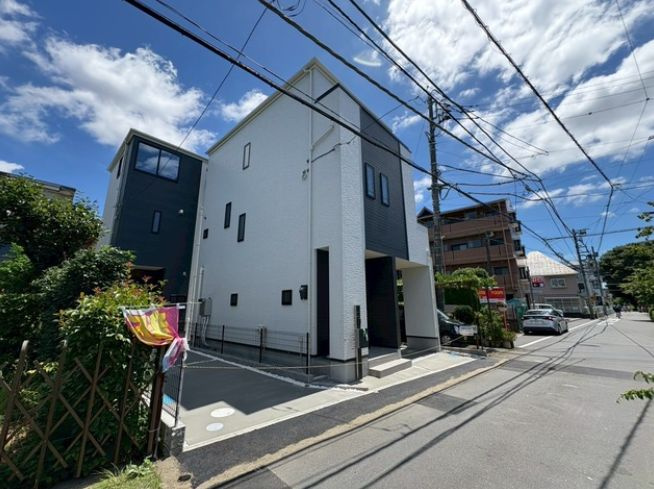 南区旭町新築戸建て　B号棟の前面道路含む現地写真|前面道路含む現地写真です