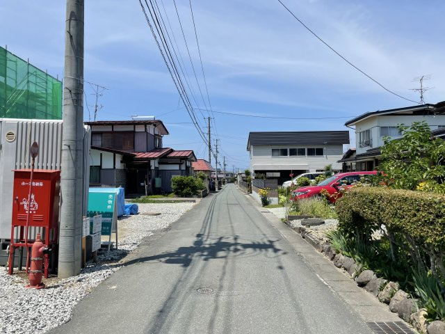 【前面道路含む現地写真】 | 【新築分譲住宅】東根市神町東3　全3棟 | 周辺環境も是非現地にてお確かめください♪