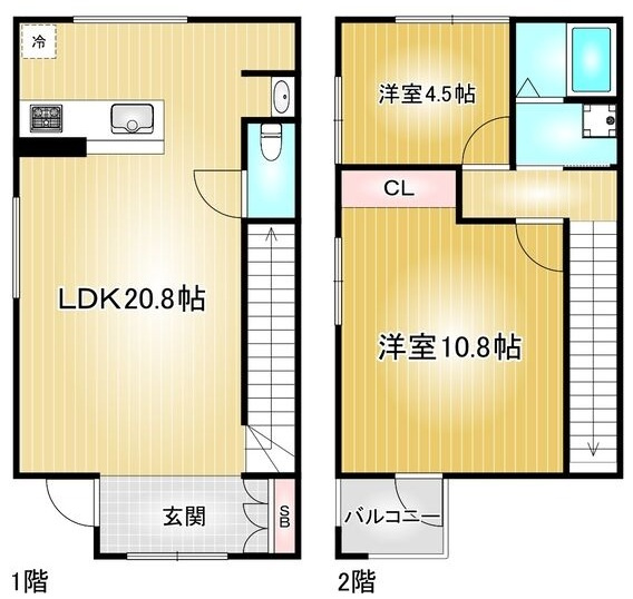 カッツェカヤバの間取り