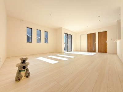 【居間・リビング】 | 吉岡町漆原　新築住宅　 | くつろぎと会話が生まれる、心地よい時間をお過ごしください。