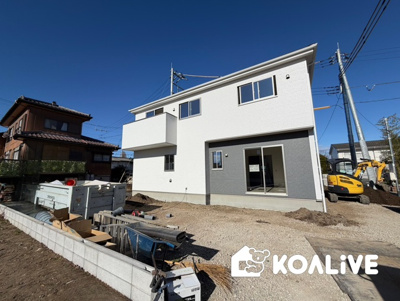 【外観】 | 高崎市岩鼻町　新築住宅 | 開放感あるLDK！
陽当り、風通しも良い暖かな住まいです。
KOALIVE （コアライブ）【0120-919-727】