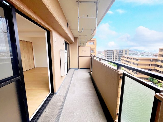 ダイアパレス大橋南壱番館のバルコニー