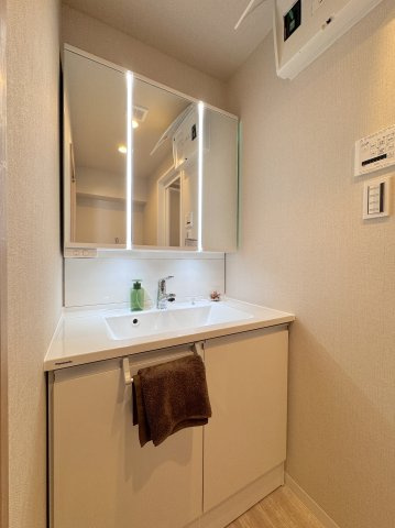 ダイアパレス大橋南壱番館の独立洗面台