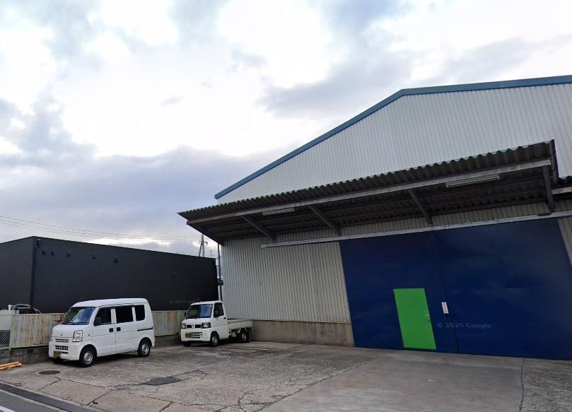 東大阪市角田２丁目のアパートの駐車場