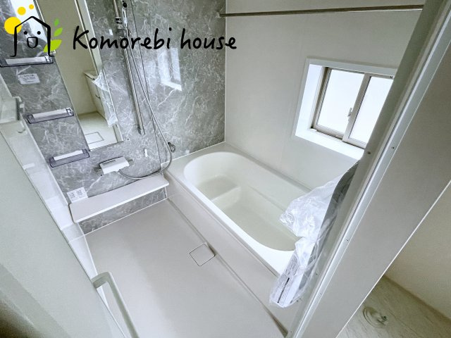 上尾市瓦葺　13期　新築一戸建て　グラファーレ　01の浴室|2025/10/21　撮影