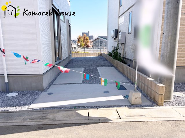 上尾市瓦葺　13期　新築一戸建て　グラファーレ　01の駐車場|撮影：'25/12/1