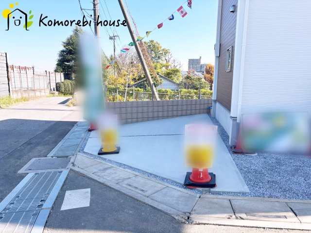 上尾市瓦葺　13期　新築一戸建て　グラファーレ　01の駐車場|撮影：'25/12/1