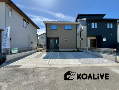 【前面道路含む現地写真】 | 高崎市飯塚町　新築住宅 | 現地ご案内ツアー開催中！早朝やお仕事帰りのご見学にもすぐ対応致します！見学ご予約はコアライブまでお気軽にお問い合わせ下さい！