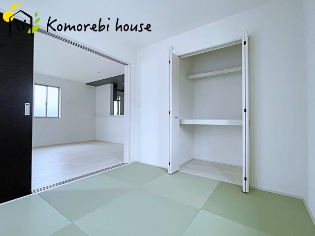 上尾市瓦葺　13期　新築一戸建て　グラファーレ　04の和室|10/31　撮影