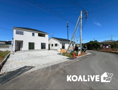 【前面道路含む現地写真】 | 高崎市箕郷町上芝　新築住宅 | 現地ご案内ツアー開催中！早朝やお仕事帰りのご見学にもすぐ対応致します！見学ご予約はコアライブまでお気軽にお問い合わせ下さい！