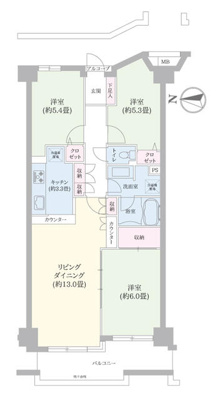  | ９階西向き　７３．４２㎡