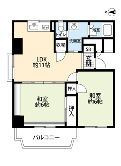 【間取り】 | ローレルハイツ茨木総持寺2号棟