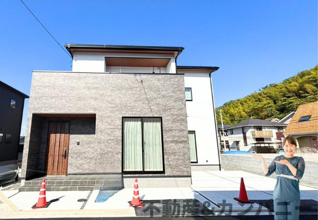 ハマノクレド別府Ⅵ　新築戸建の外観|外はこのようになっています