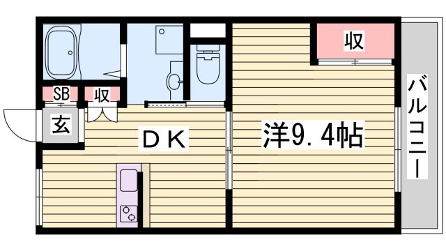 カリヨン三蔵田の間取り