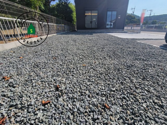 福岡市西区今津第14-4棟（1号棟）の庭|お庭で自由な時間を過ごせます。