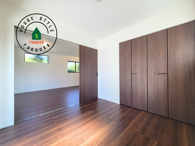 福岡市西区今津第14-4棟（1号棟）の和室|将来的に、琉球畳を引きまして和室風にすることも可能です。