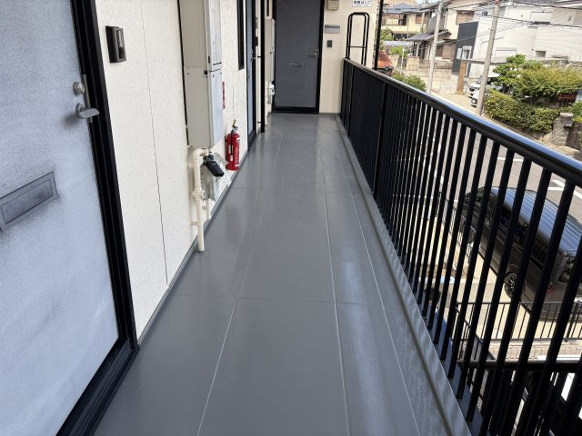 ソレイユトリスのバルコニー|共用部です。