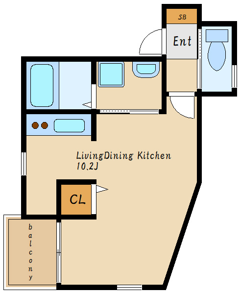 エターナルシー大久保の間取り