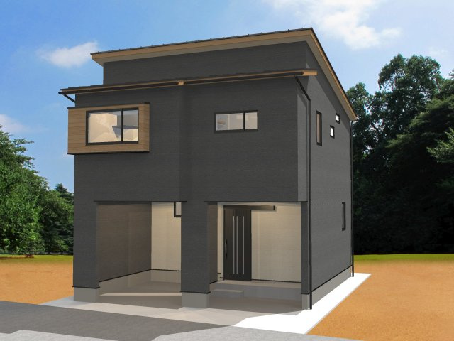 高知市薊野北町2丁目-建築条件付き-売土地の外観パース|外観パースです