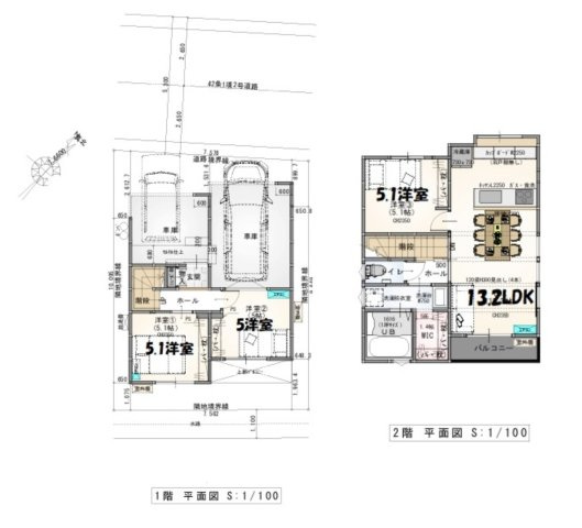 高知市薊野北町2丁目-建築条件付き-売土地の参考プラン|イメージです。