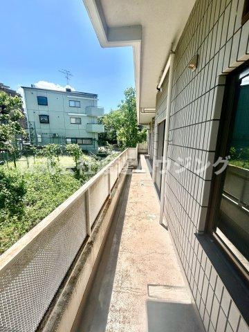 第2福井マンションのバルコニー