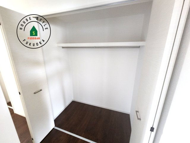福岡市城南区堤1丁目第3-2棟（2号棟）の内観：施工例|大きなスペースがあり、収納には困りません。