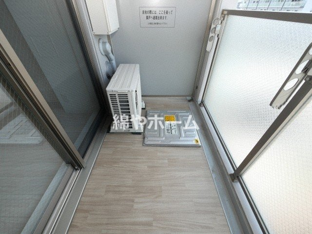 エスリード大阪城テラスのバルコニー|バルコニー付きです